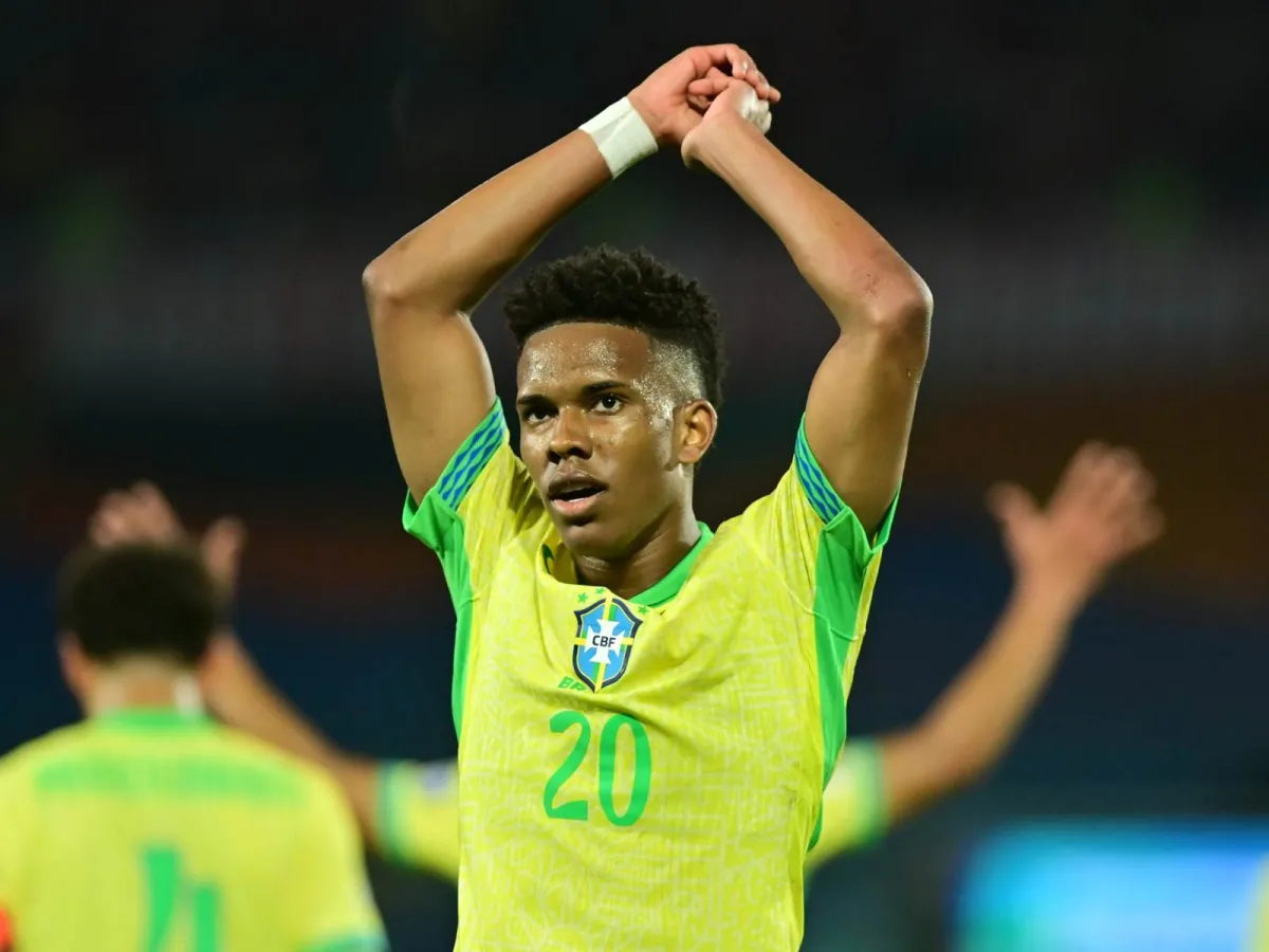 18-year-old Estevao scores more goals for Brazil