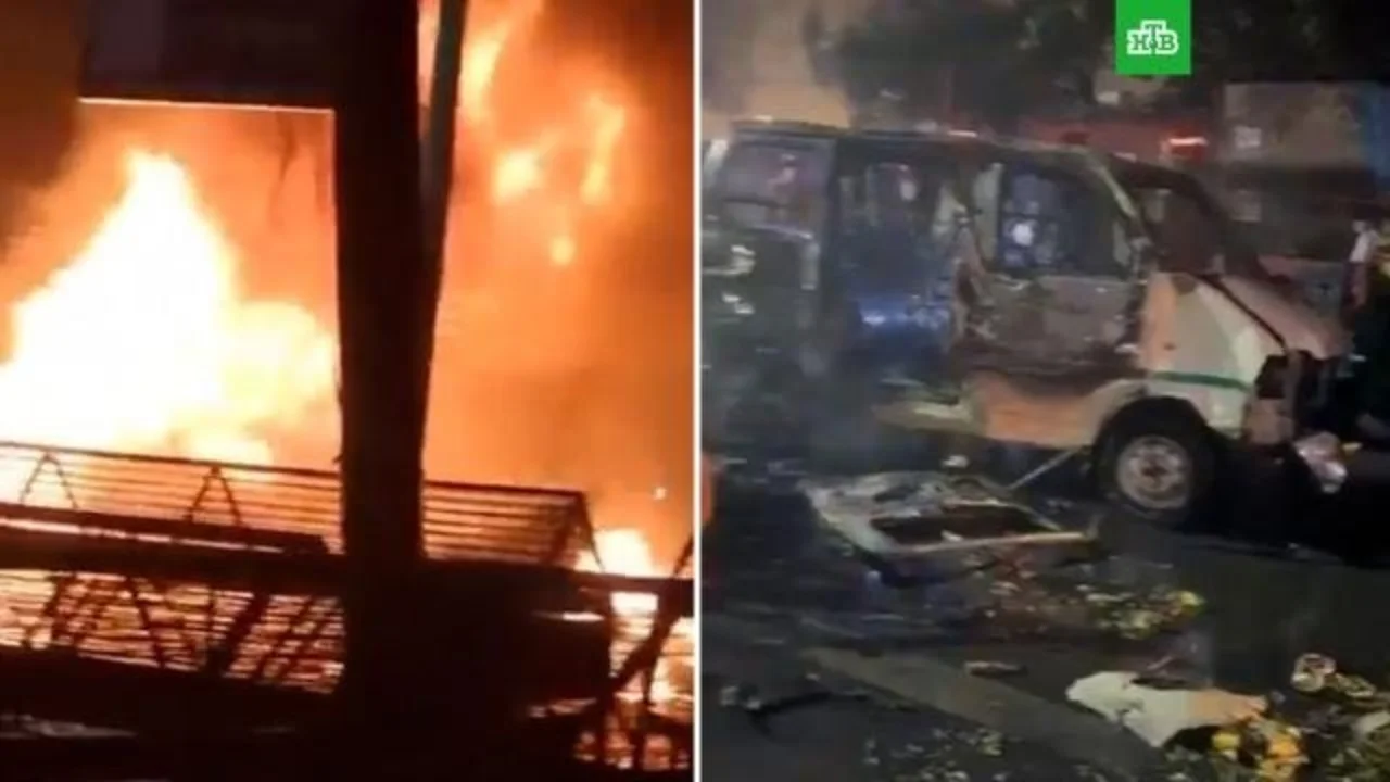 Nyu-Dehli markazida avtomobil portlashida sakkiz kishi halok bo‘ldi