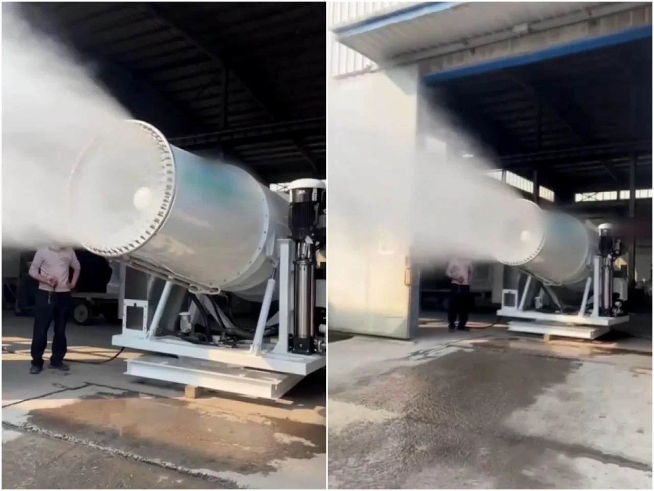 Ташкент ауасын жақсарту үшін ылғал шашатын инновация сынақтан өтуде