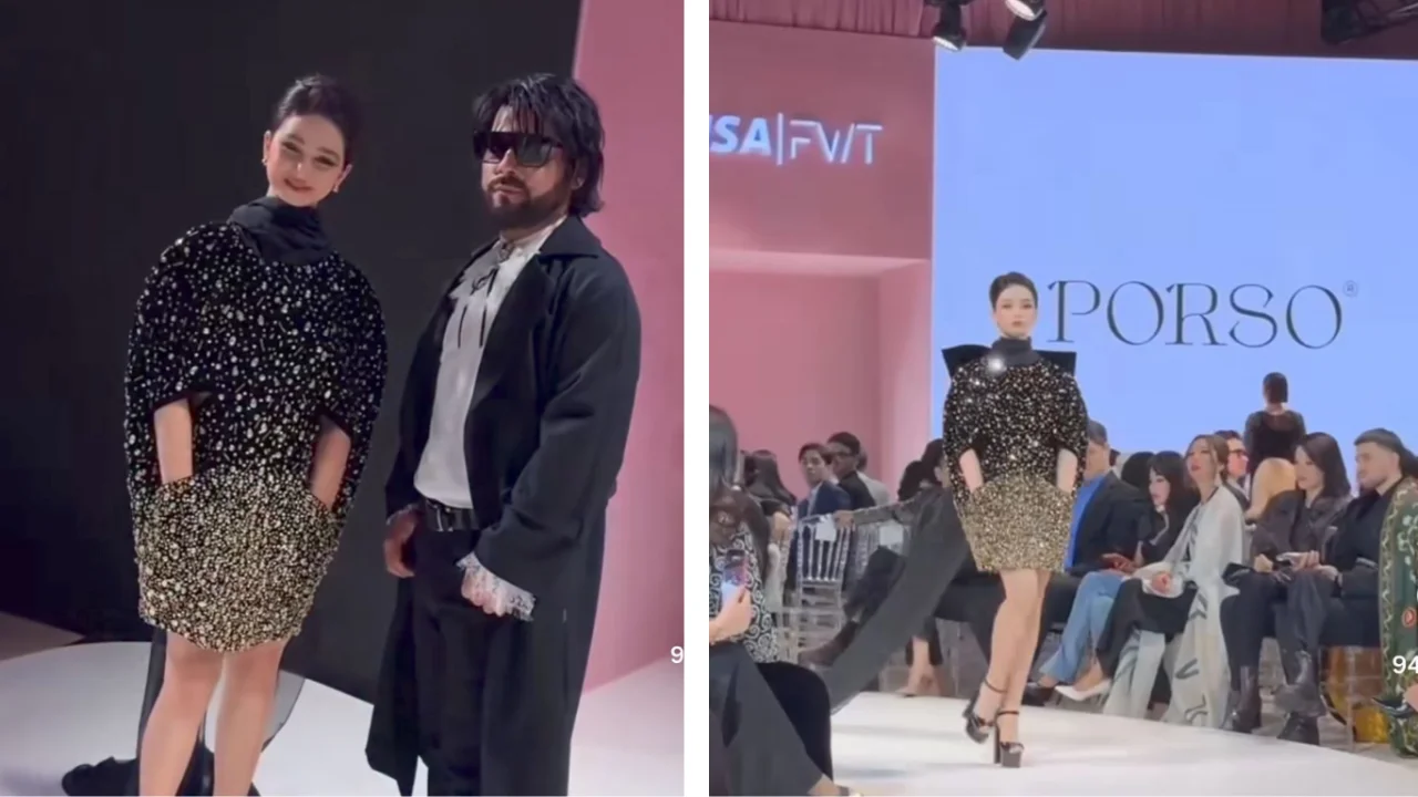 Parizodaning qizi E’zoza Porso moda sahnasida (video)
