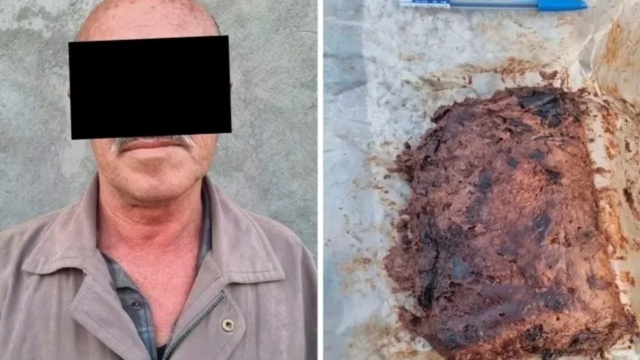 59 yaşındaki uyuşturucu kaçakçısı 1 kg afyonla suçüstü yakalandı