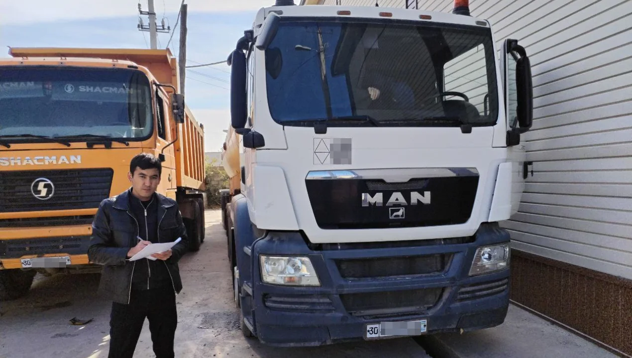 Иштихон МИБ: 223 миллион солиқ қарзи учун MAN юк машинаси хатланди
