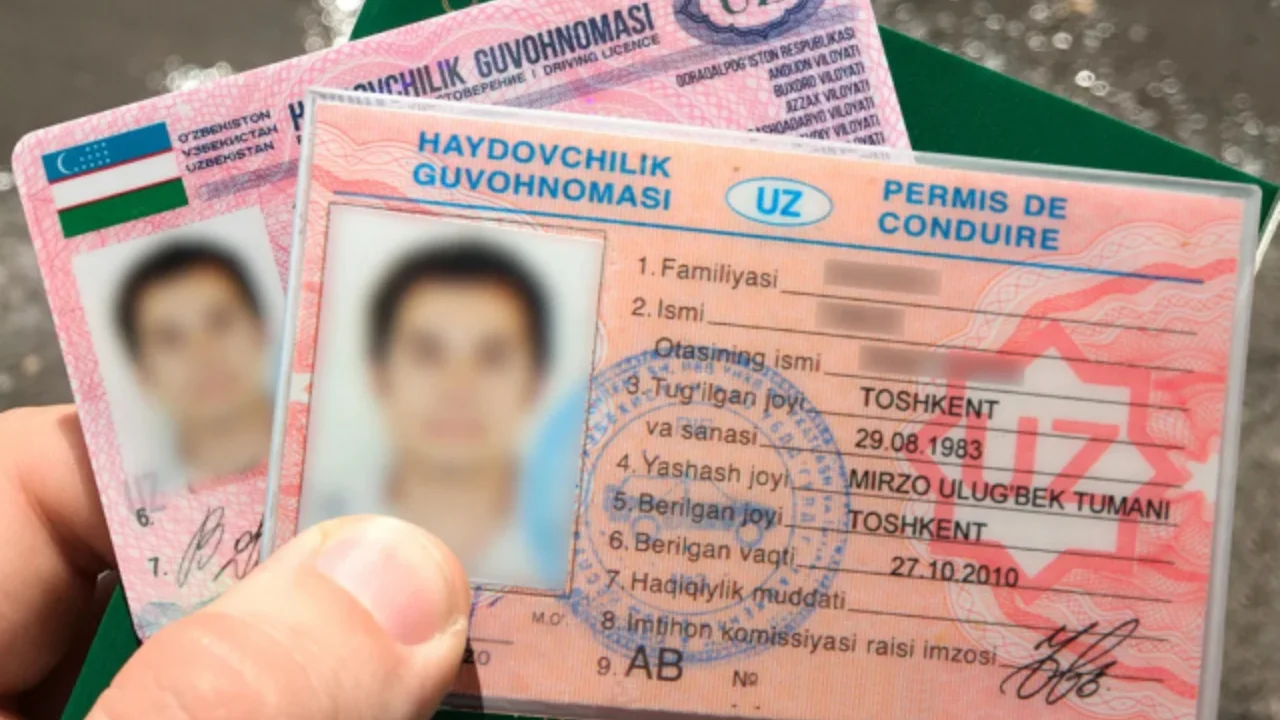 Энди Россияда Ўзбекистон ҳайдовчилик гувоҳномаси ўтмайди