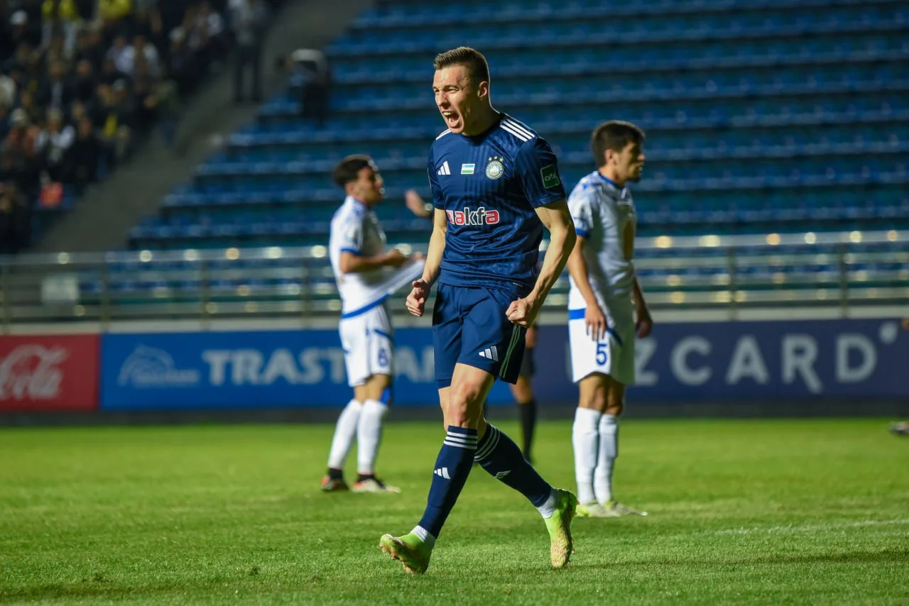Igor Sergeev was named the best football player of October