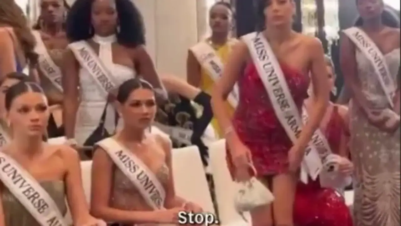 Miss Universe'de skandal: Başkan Yardımcısı yarışmacıya hakaret etti (video)