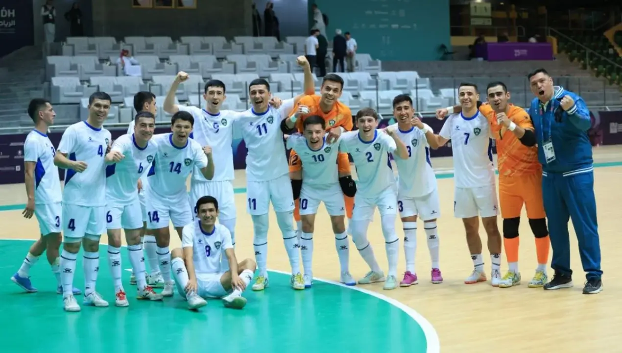 Uzbekistan's futsal players won a resounding victory over Saudi Arabia