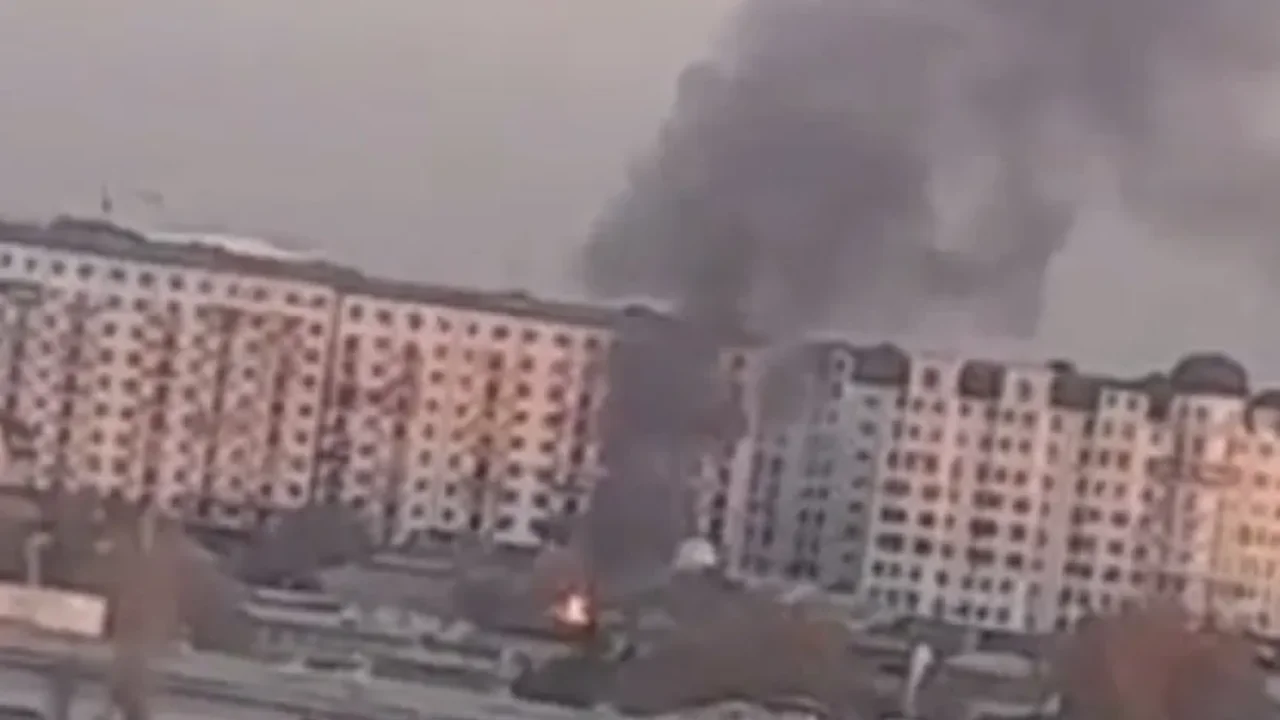 Возгорание в доме в Ташкенте - пожар был потушен за 17 минут