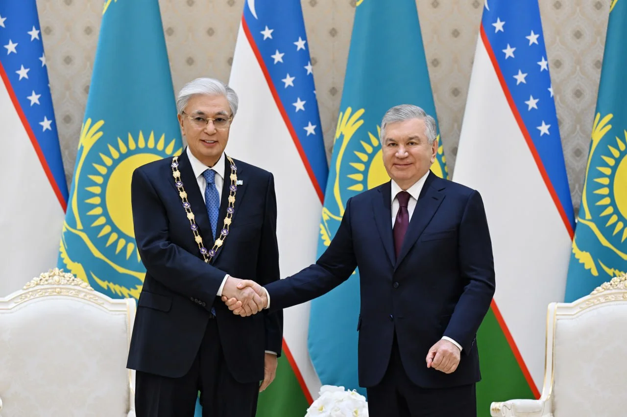 Токаеву торжественно вручили орден "Олий Даражали Дўстлик"