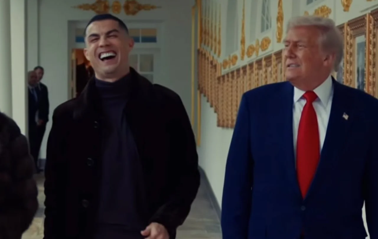 Ronaldo ve Trump'ın Beyaz Saraydaki görüşmesi herkesin dikkatini çekti