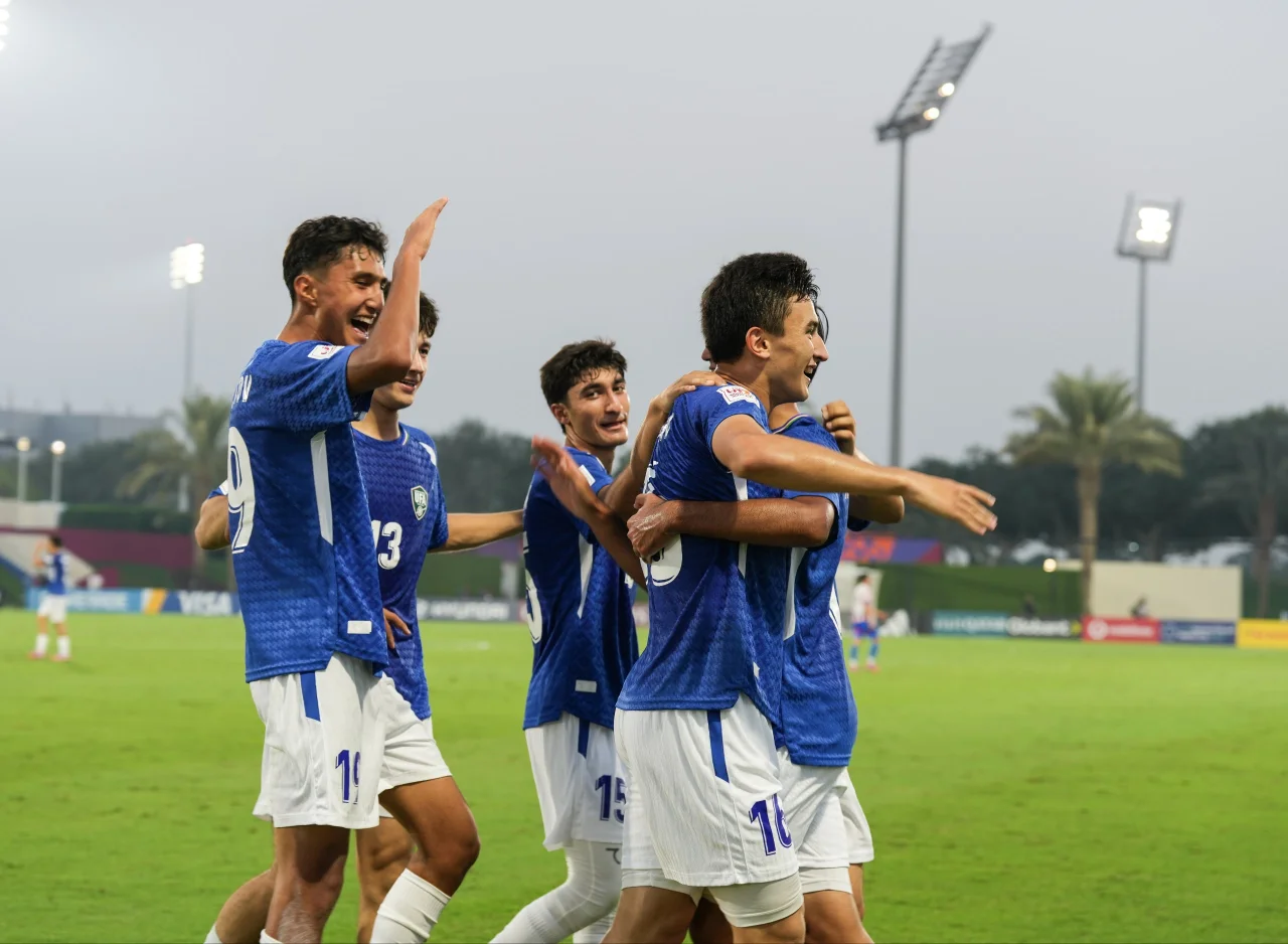 Uzbekistan U-17 is in an important test against Ireland today...