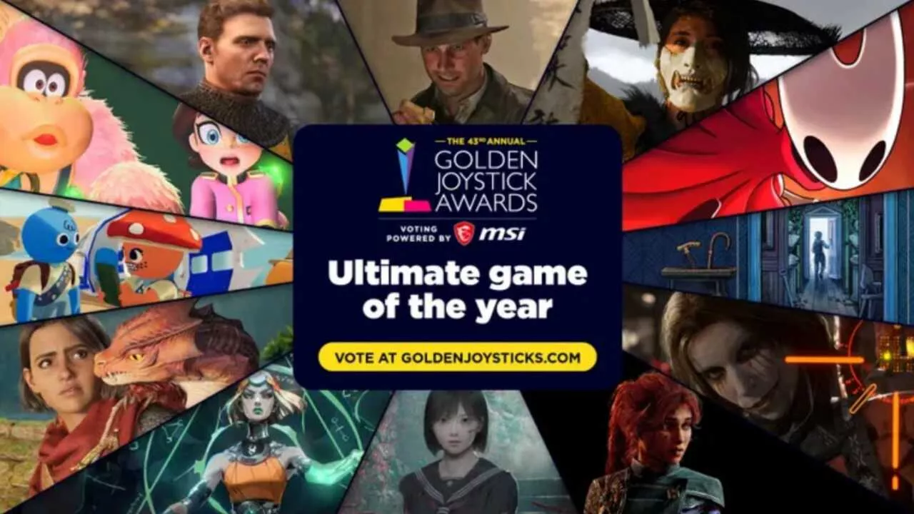 Началось голосование за Golden Joystick Awards 2025