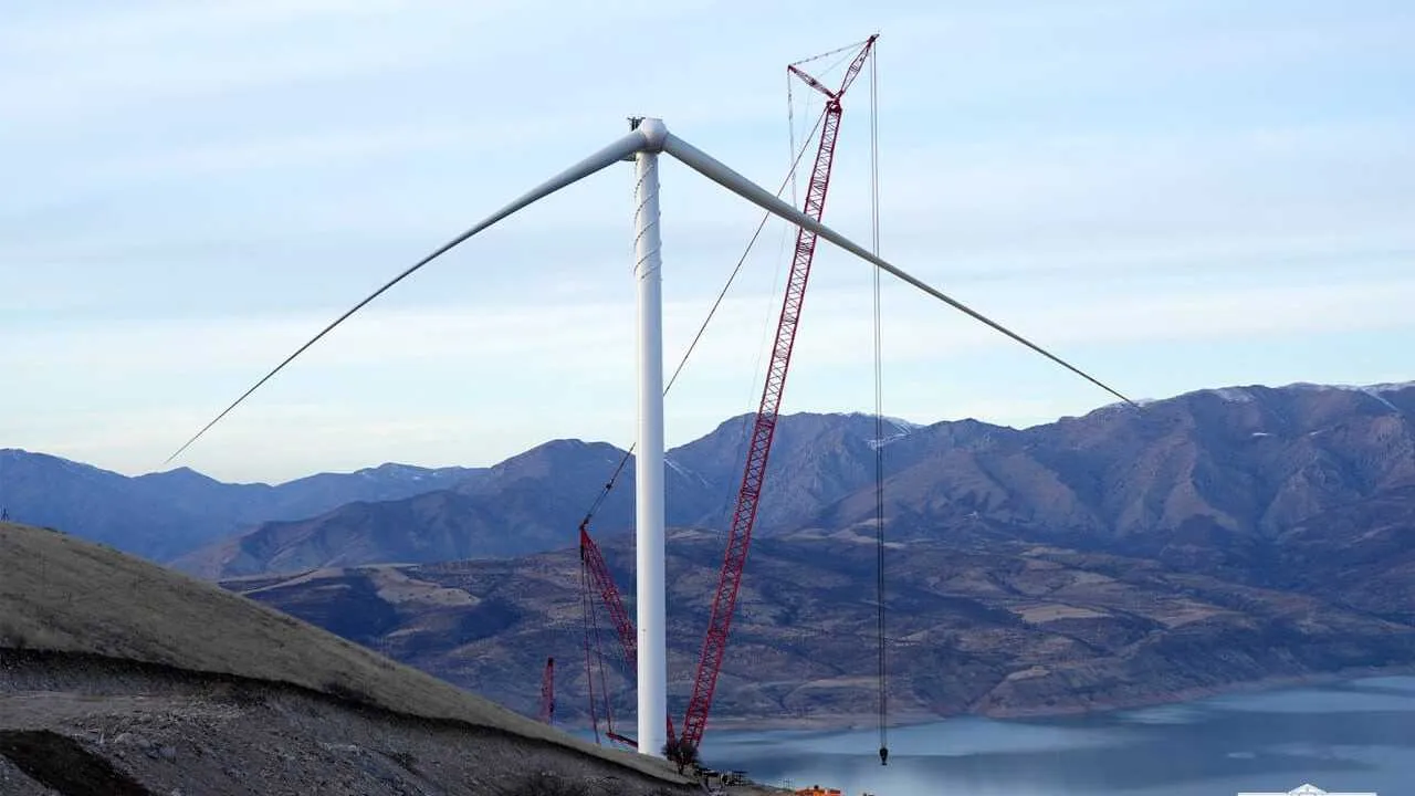 Шамольная электростанция в Ташкентской области