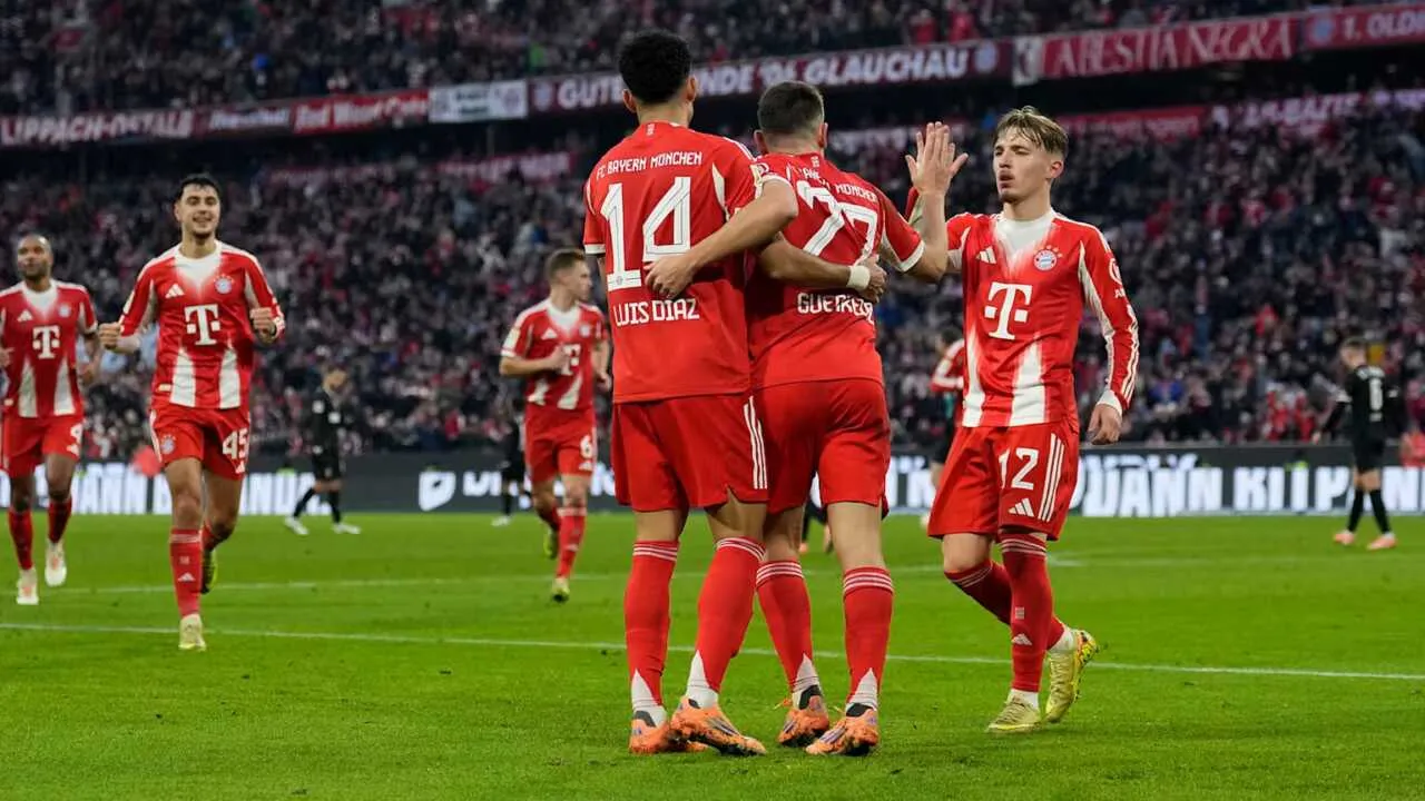 Dias brings victory for Bayern