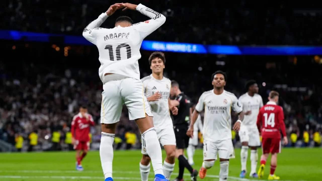 Mbappe's Ronaldo-style goal celebration amazes Madrid fans