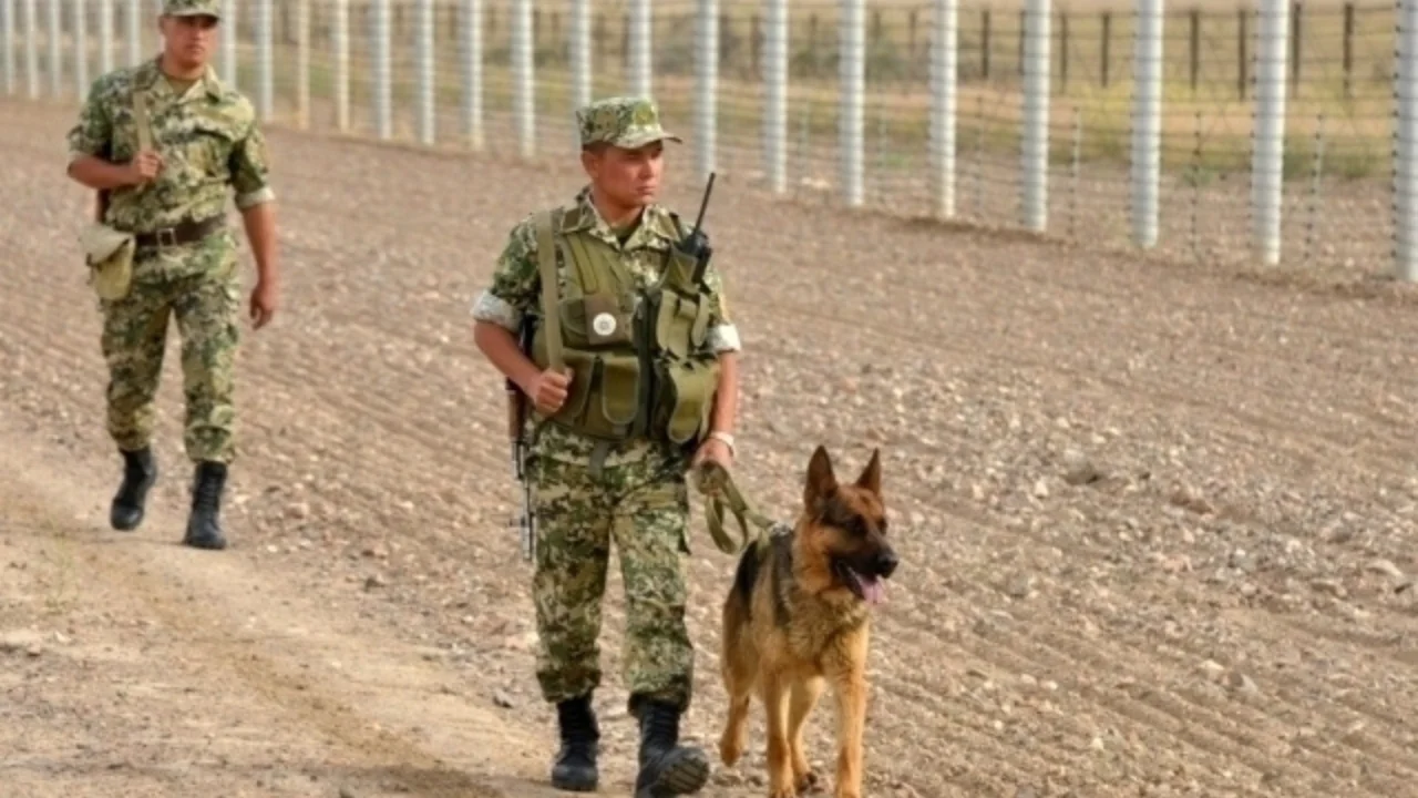 A soldier and his child died in a fire on the Kazakh border