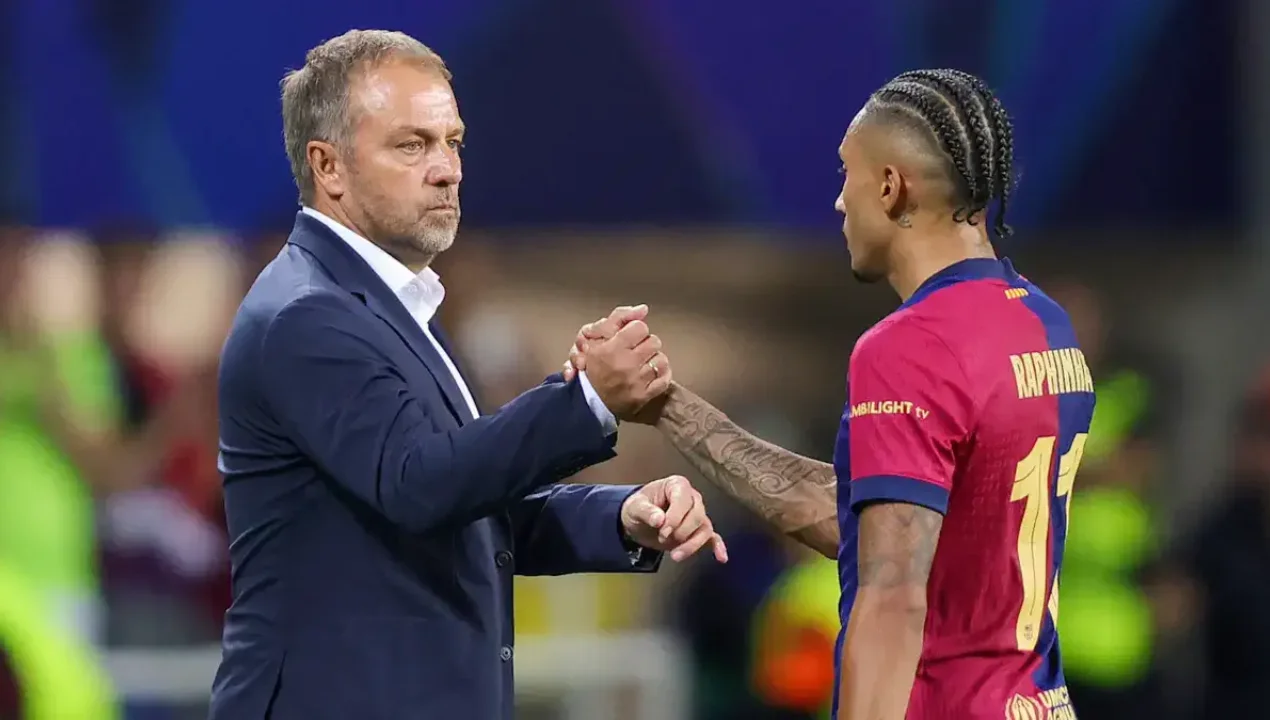 Flick surprised: Raphinha not included in FIFA's best XI team