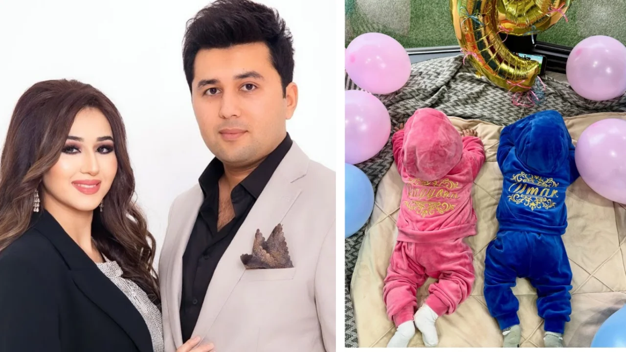 Лайли ва Мажнун эгизакларининг 9 ойлигини нишонлади (фото)