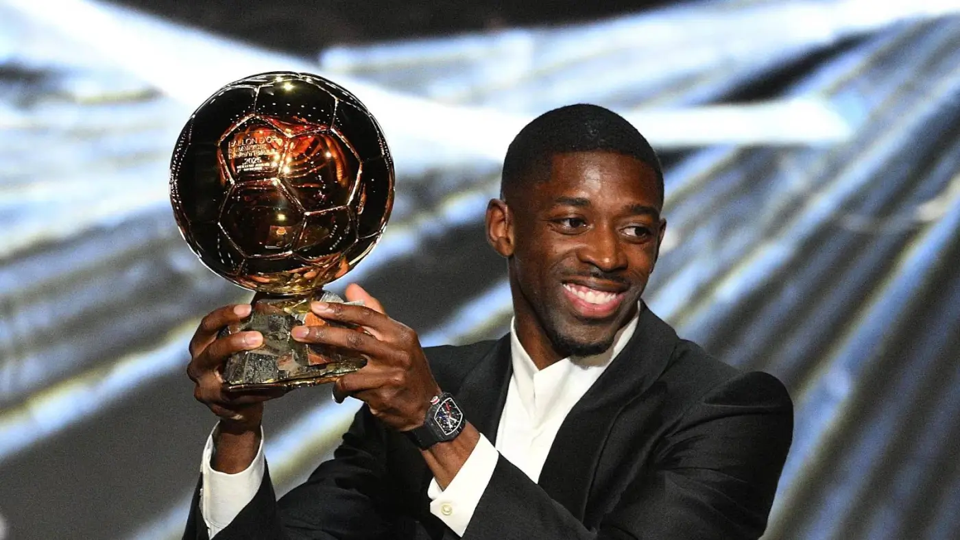 "PSJ" futbolchisi Dembele Fransiyada yil sportchisi deb topildi