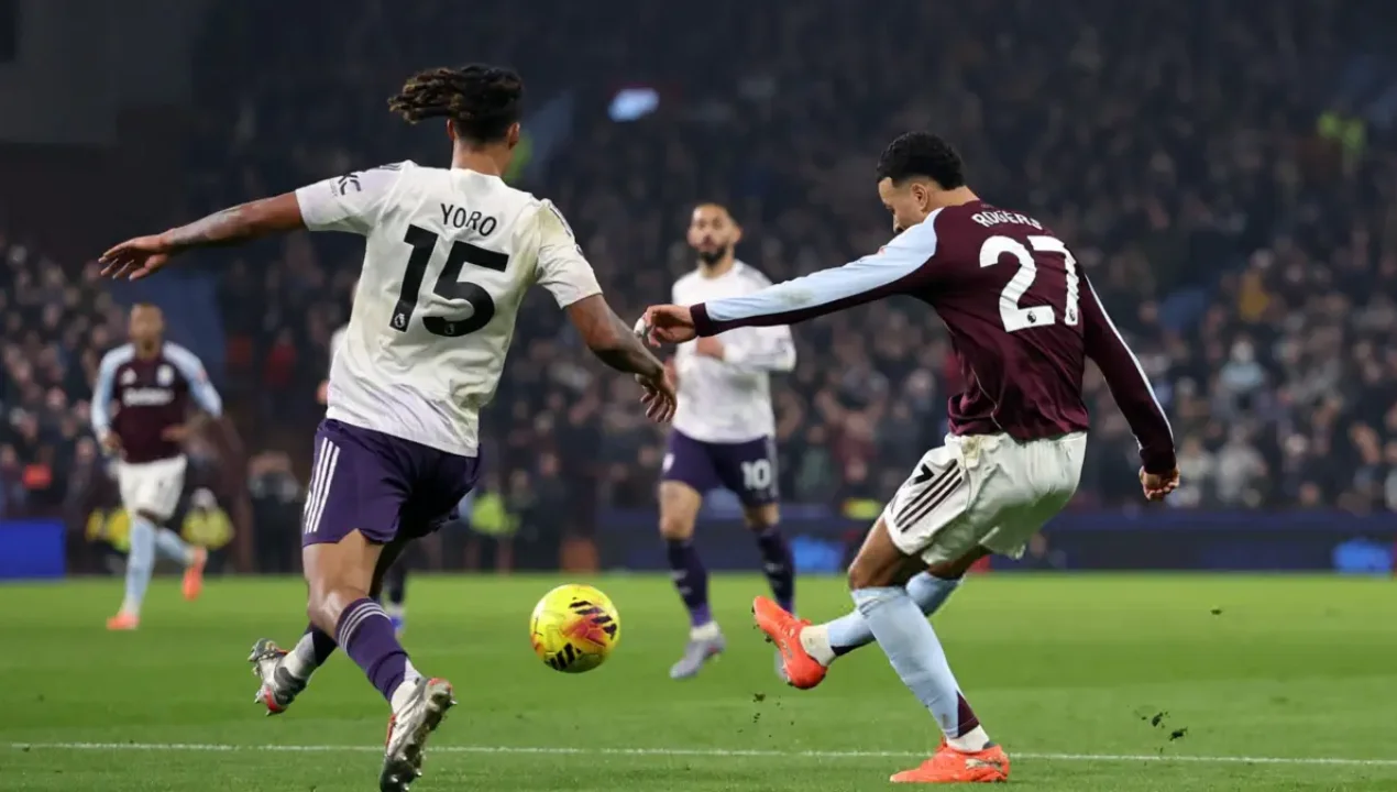 Aston Villa defeats Manchester United in Birmingham
