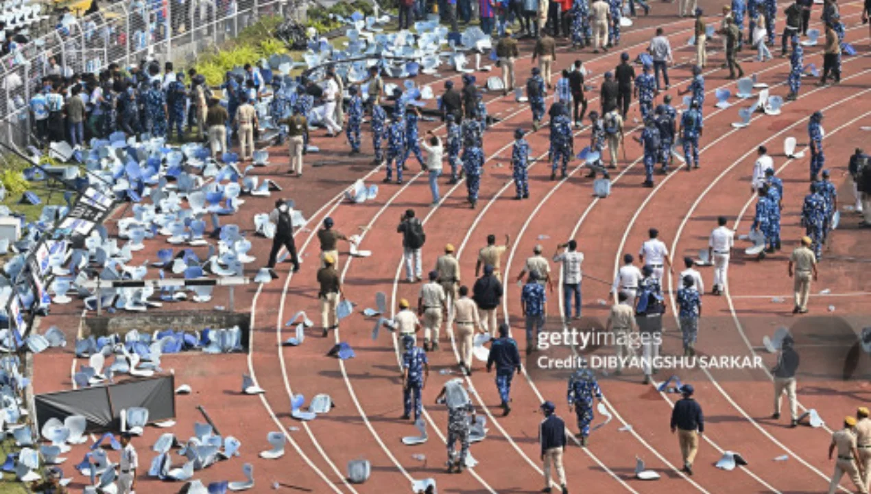 Messi's Kolkata visit ends with both excitement and protests
