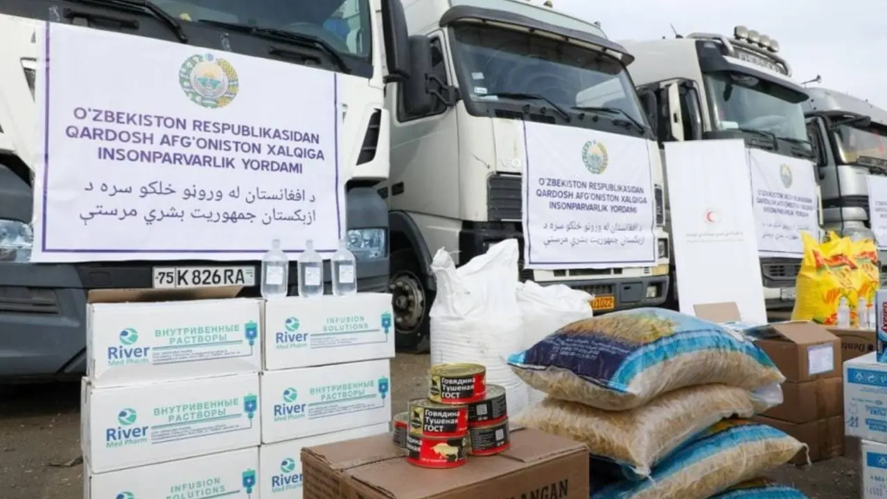 Uzbekistan sent 390 tons of humanitarian aid to Afghanistan