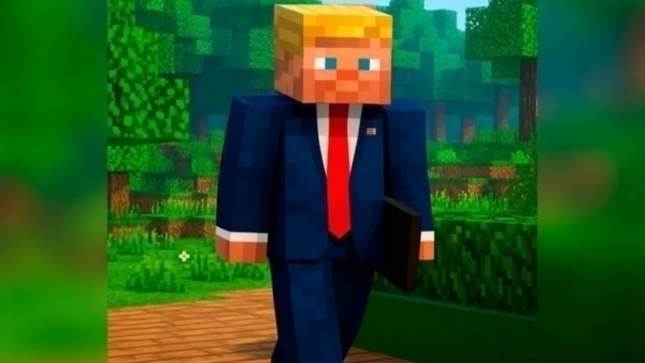 "Gamer President": Trump's Minecraft hero revealed