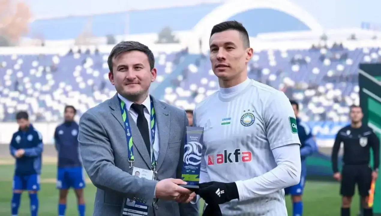 Igor Sergeev Superligada yil futbolchisi deb e’tirof etildi