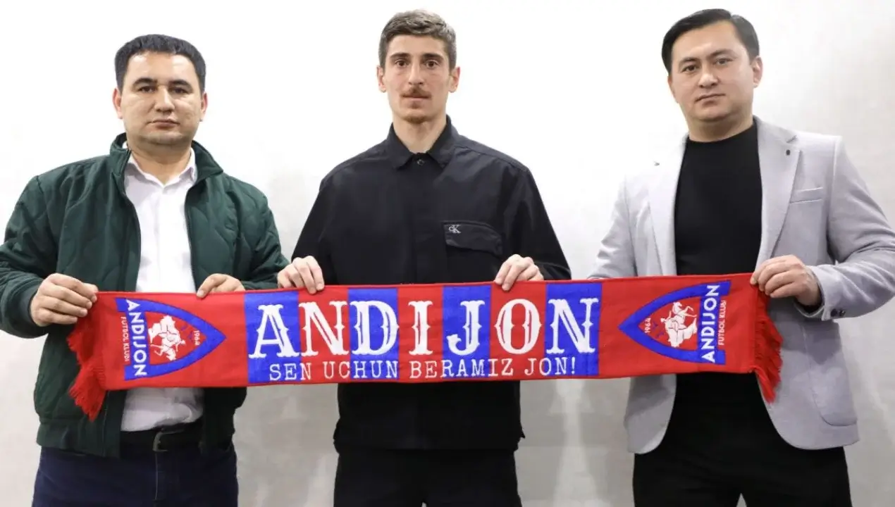"Andijan" has announced a new transfer: Imeda Ashortia has been signed
