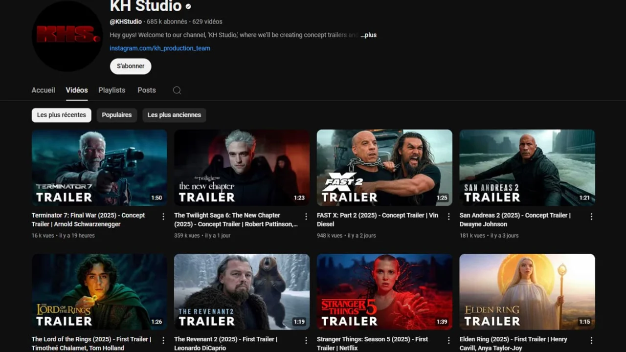 YouTube сунъий интеллект трейлерлари учун каналларни блоклади
