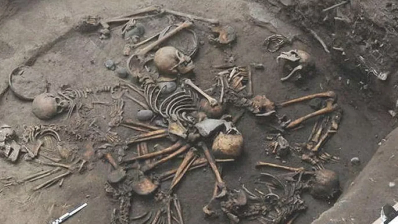 Озарбайжонда инсон скелетлари топилди