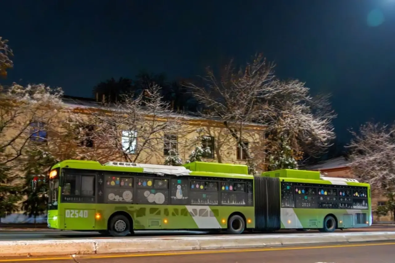 Holiday schedule: Tashkent buses to run until 01:00 on New Year’s night