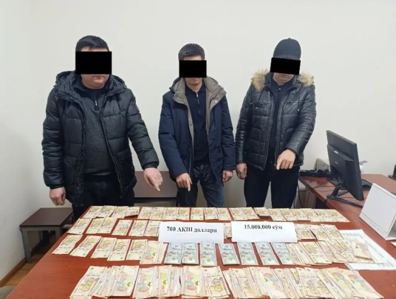 Нукусда тадбиркордан пул талаб қилганлар ушланди