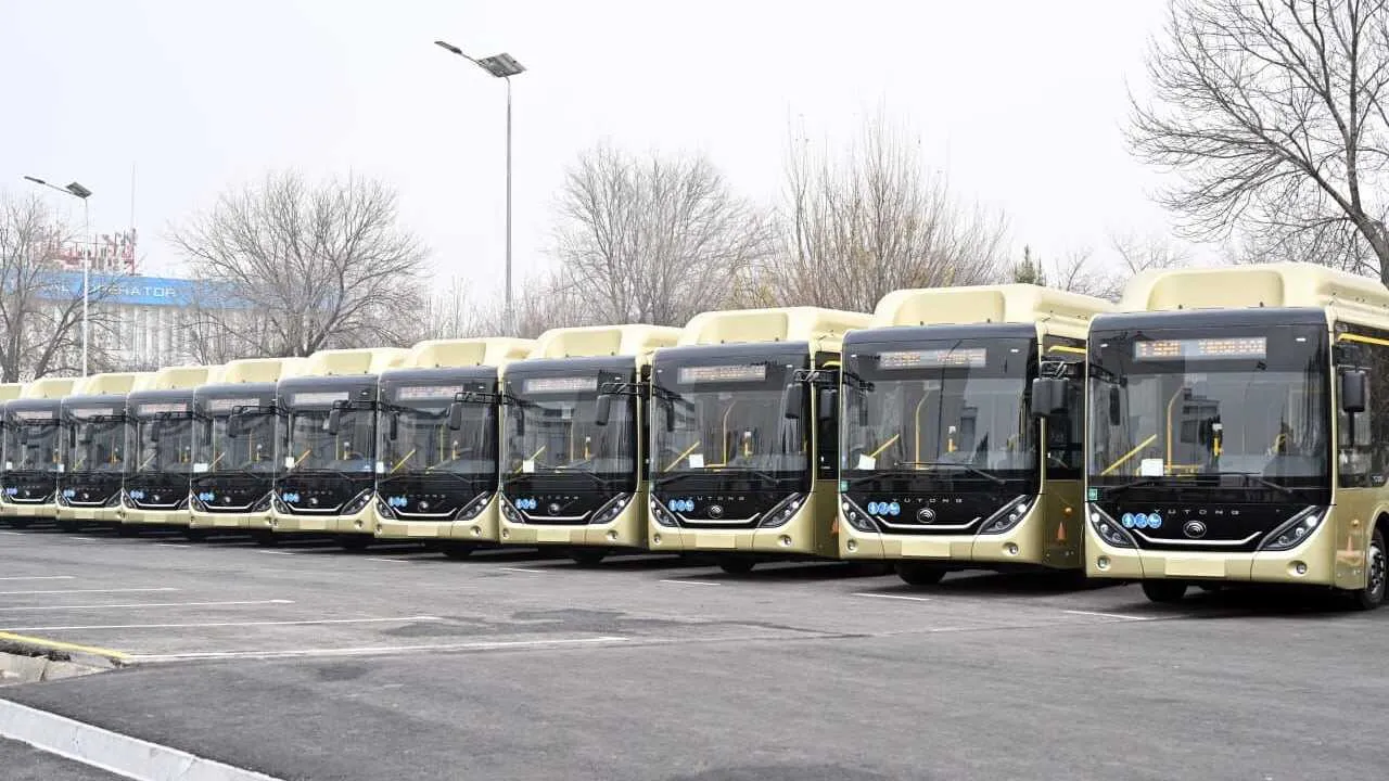Gulistonga 52 ta ekologik avtobus olib kelindi