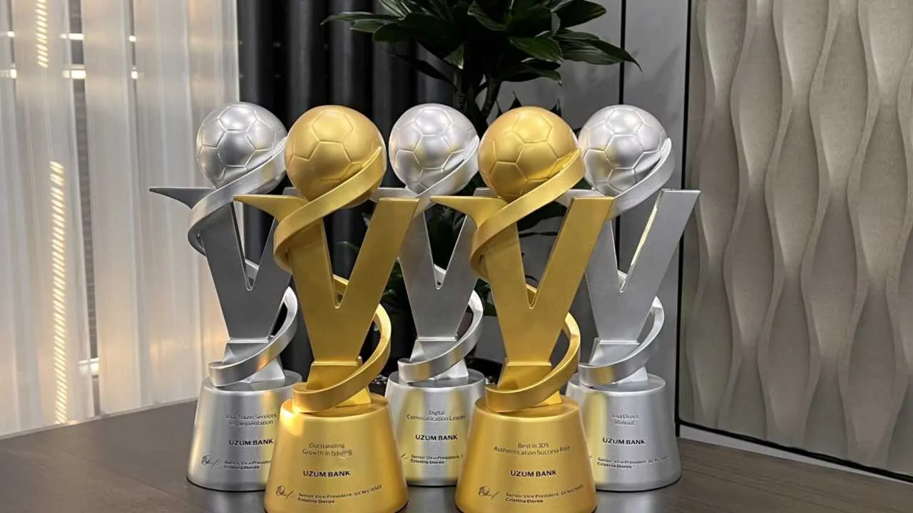 Uzum Bank Visa tomonidan beshta xalqaro mukofotga sazovor bo‘ldi