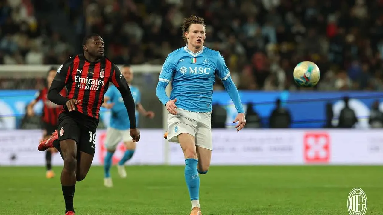 Италия суперкубоги. "Наполи" "Милан"ни мағлуб этиб финалга чиқди