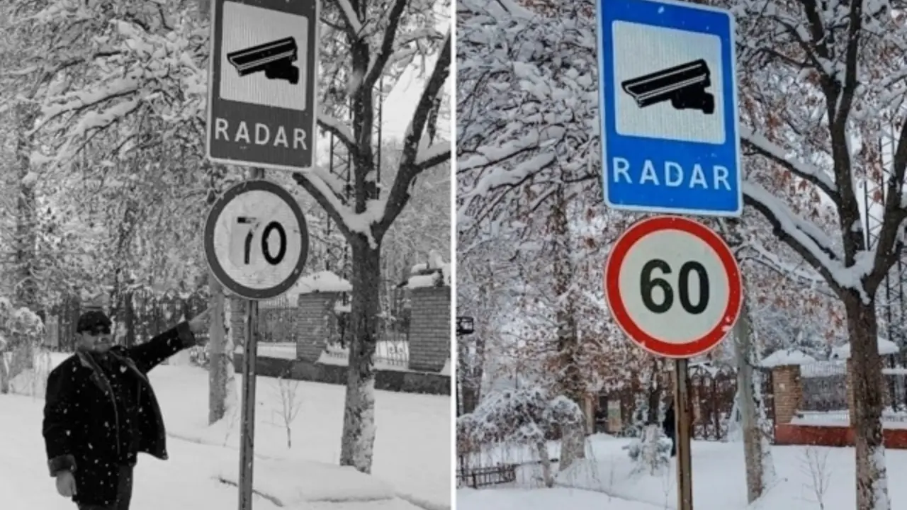 Стало известно, кто изменил знак скорости в Ангрене