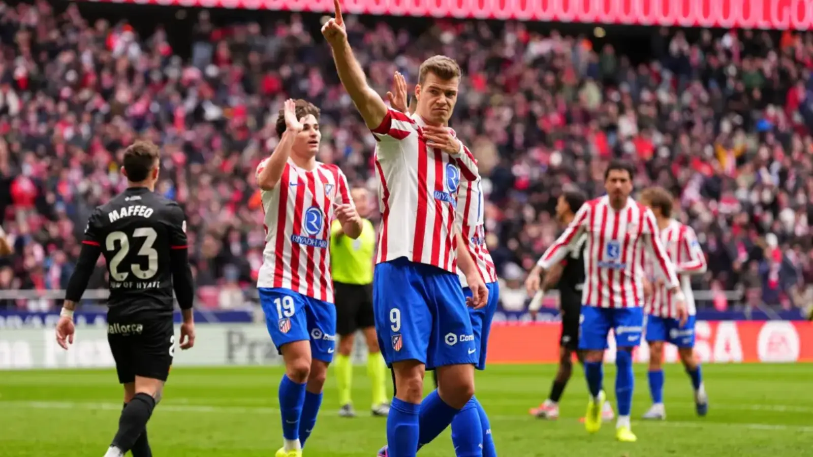 Atletico defeated Mallorca by a large margin (video)