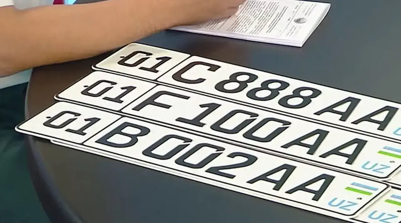 Энди чиройли авторақамларни аукционсиз олиш мумкин