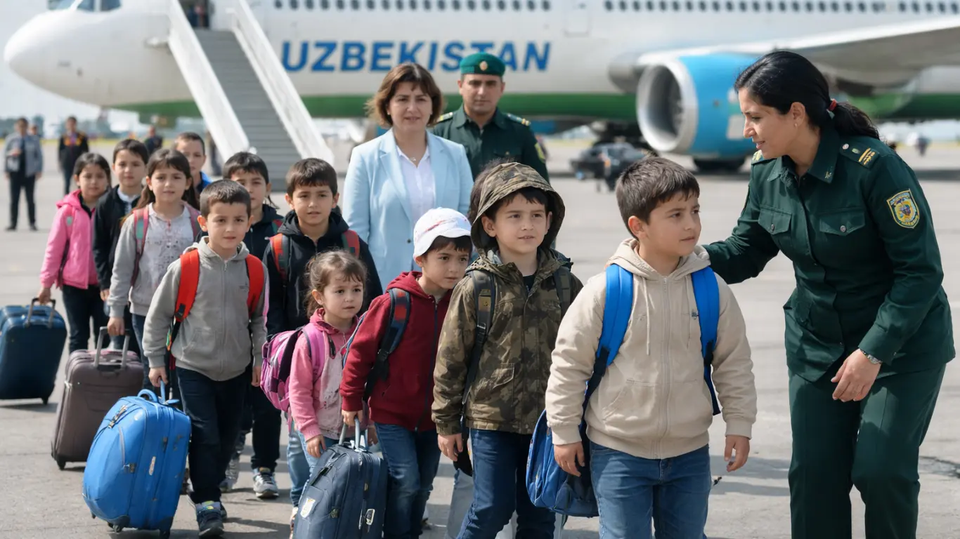 Россиядан 14 нафар бола Ватанга қайтарилди