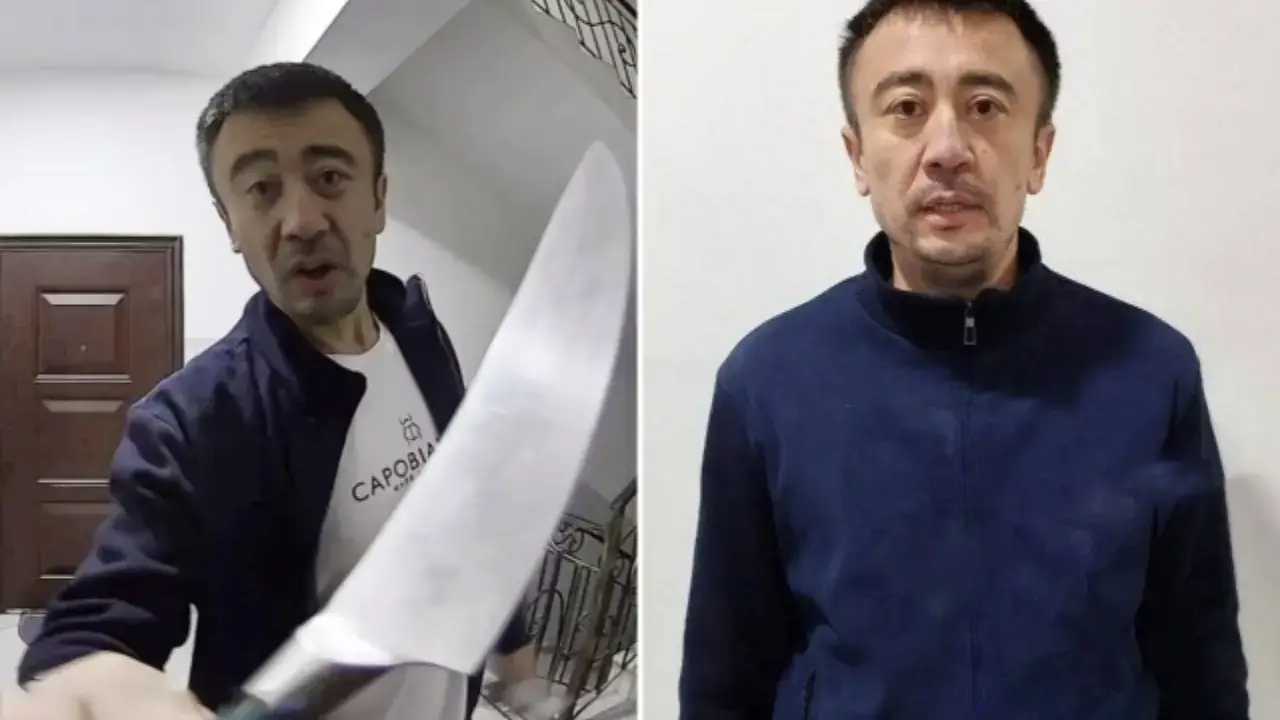 Тошкентда кўп қаватли уй йўлагида пичоқ кўтариб юрган эркак қамалди