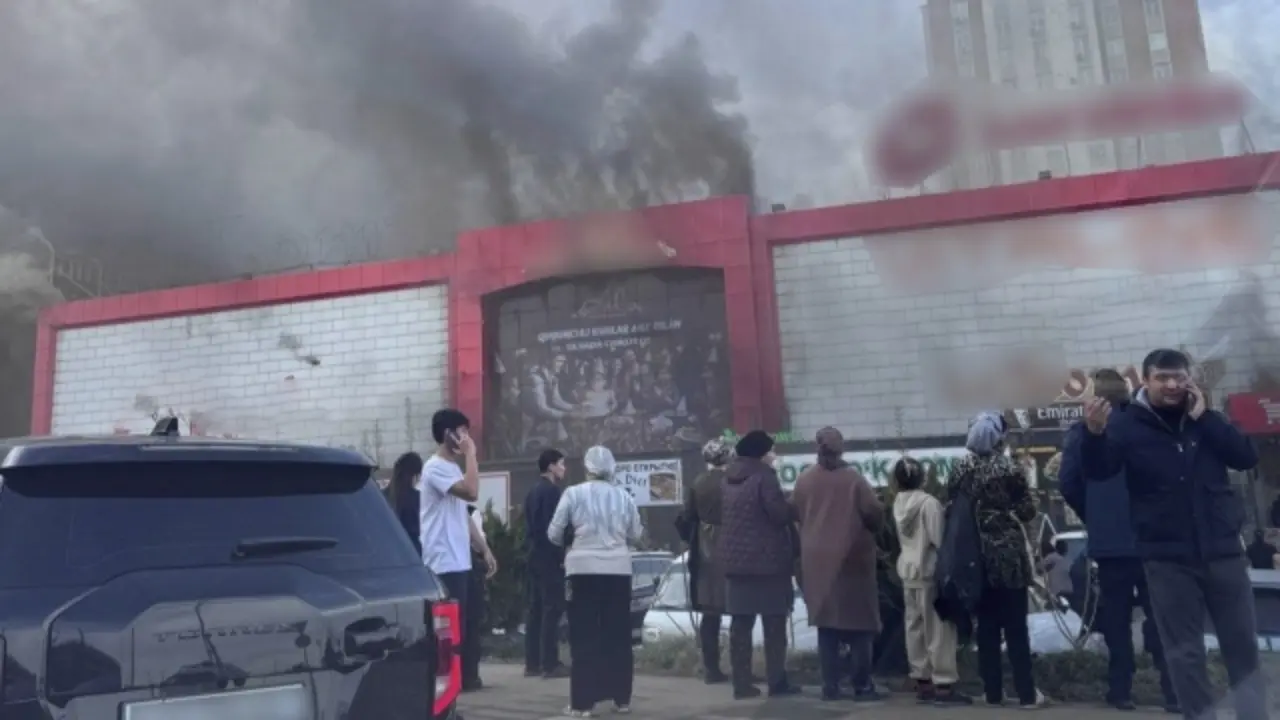 В ташкентской Korzinka произошёл пожар