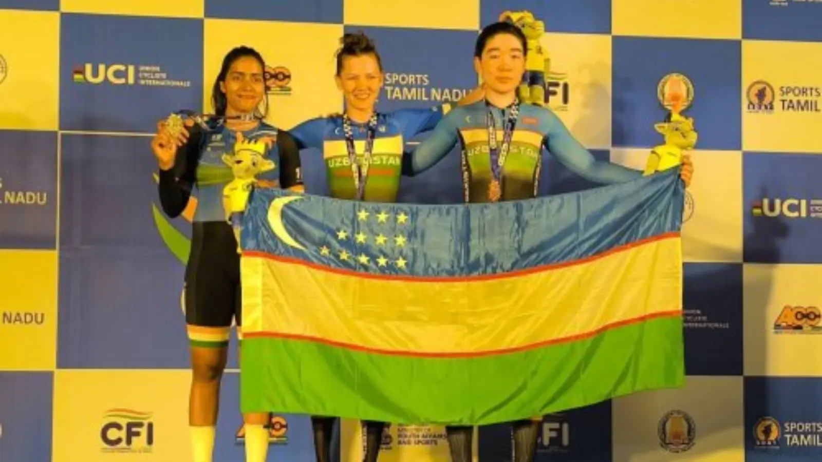 Our cyclists won 3 medals at the Asian Cup stage