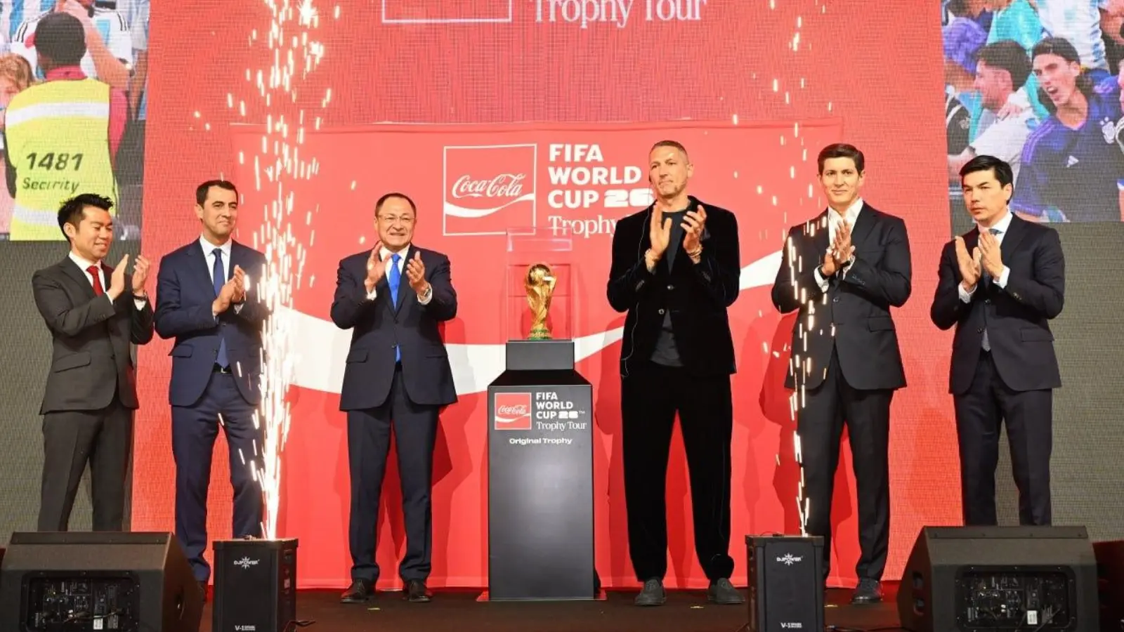 The World Cup trophy arrived in Tashkent: Materazzi was also a guest