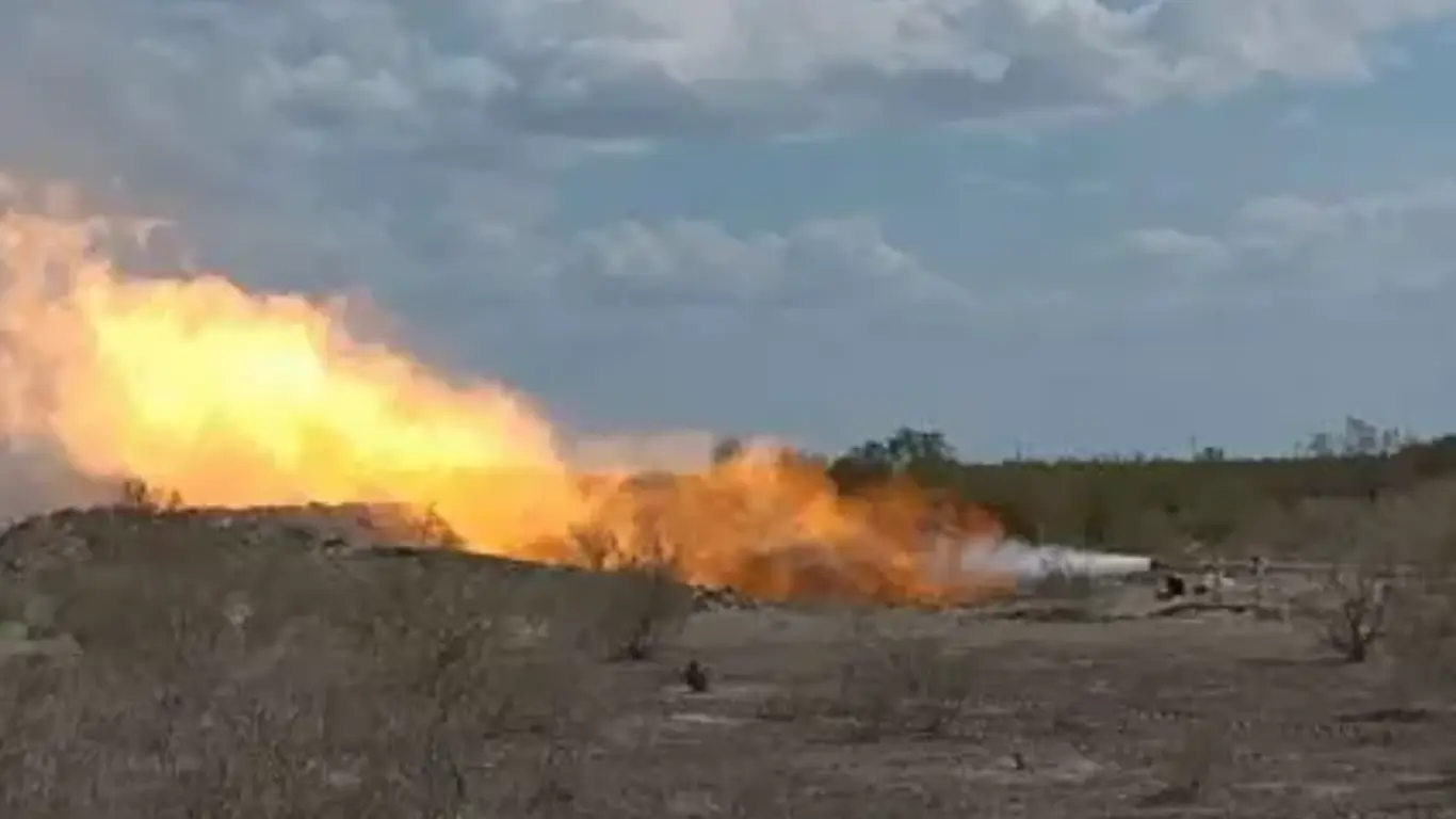 В Устюртском регионе обнаружен новый промышленный приток природного газа