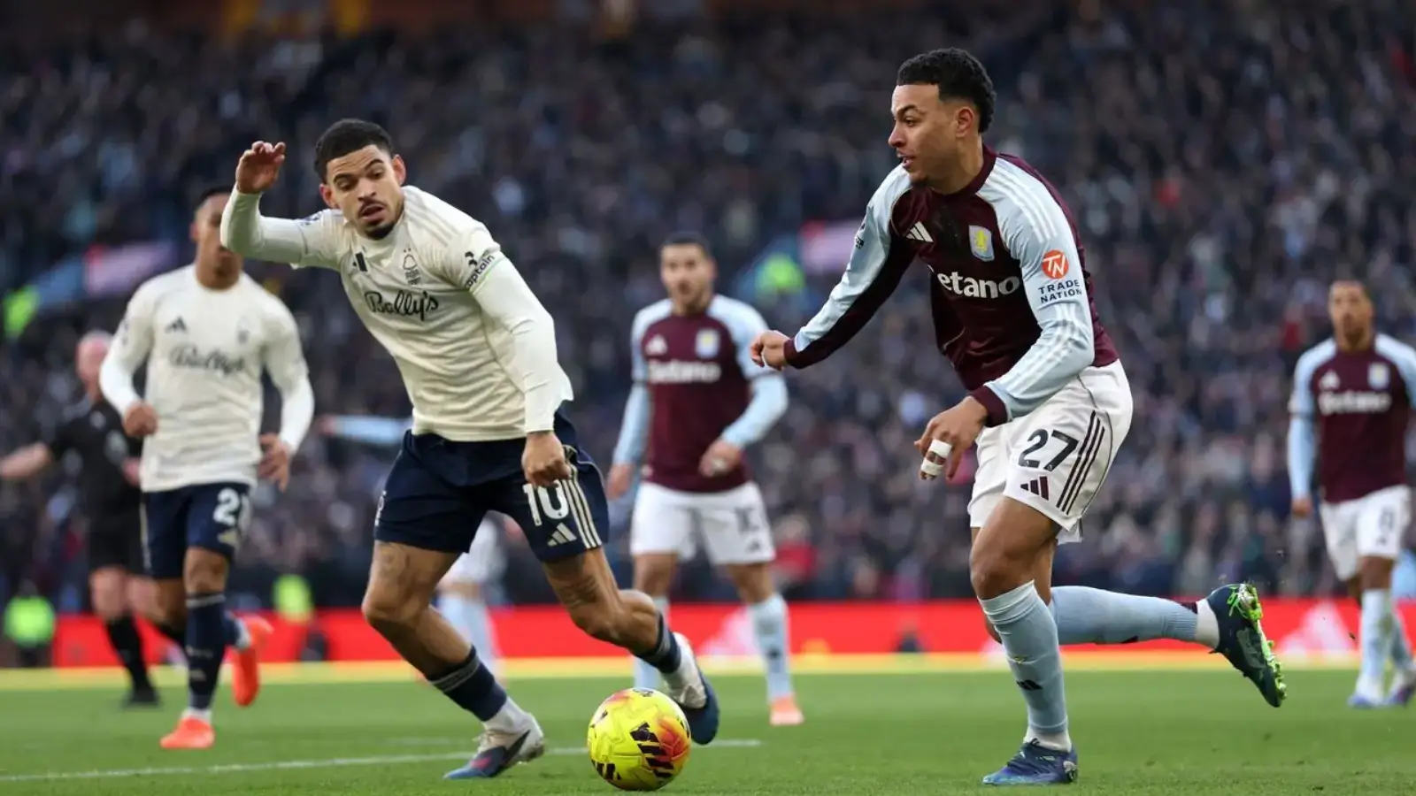 «Aston Villa» «Nottinghem Forest»ni 3:1 hisobida mag‘lub etdi (video)