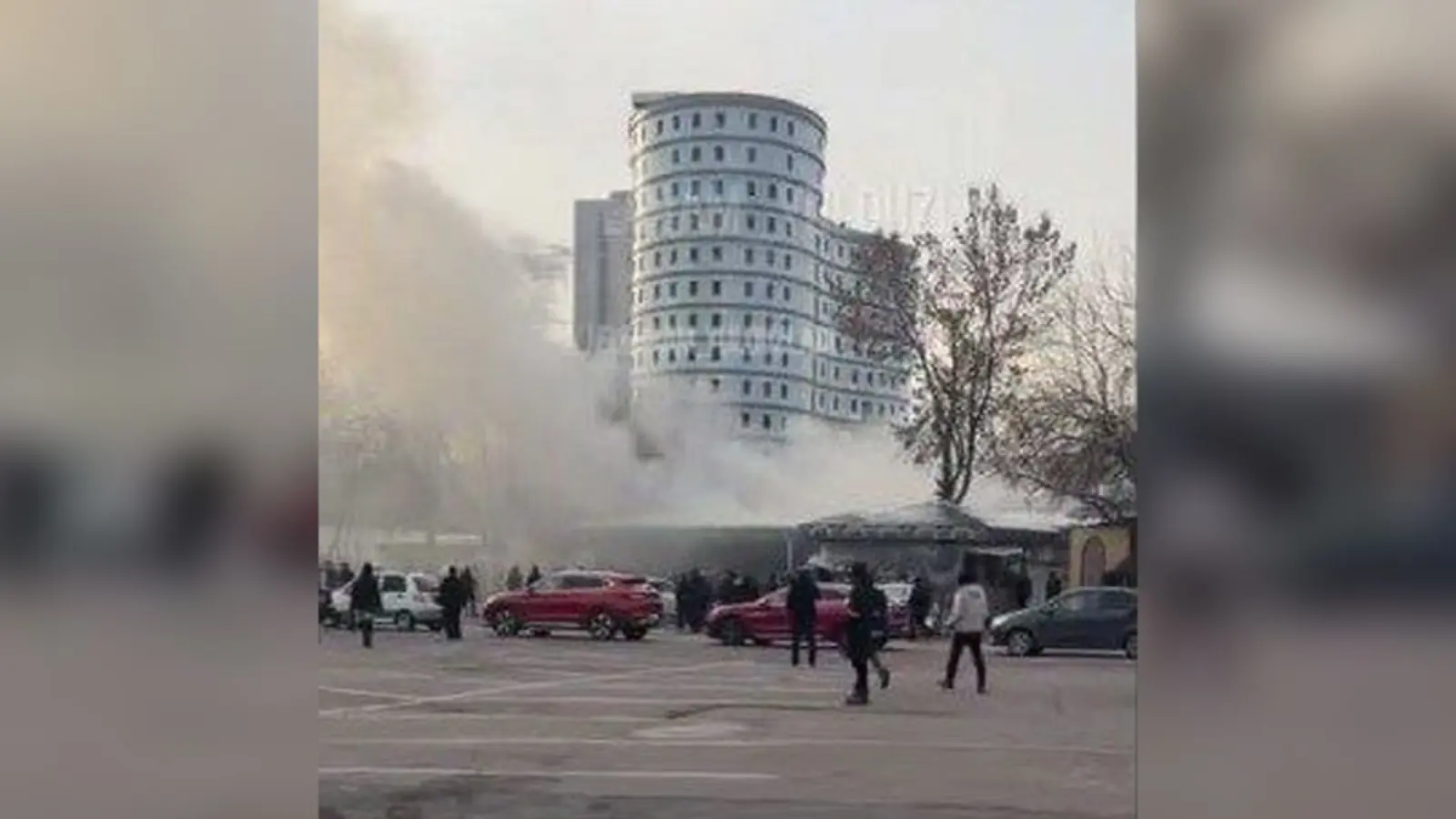 В одном из магазинов на рынке "Чорсу" произошел пожар