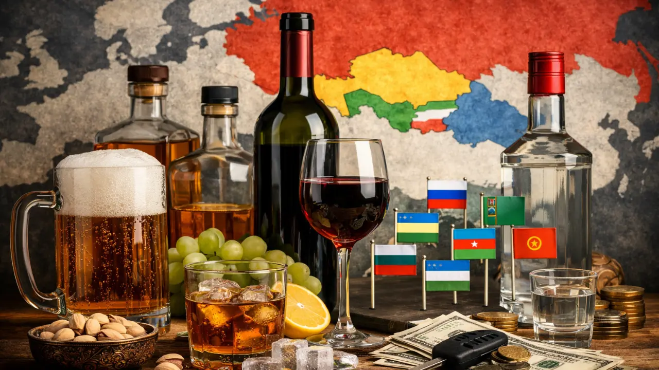 Ўзбекистонда бир киши нечи литр алкоголь ичади?