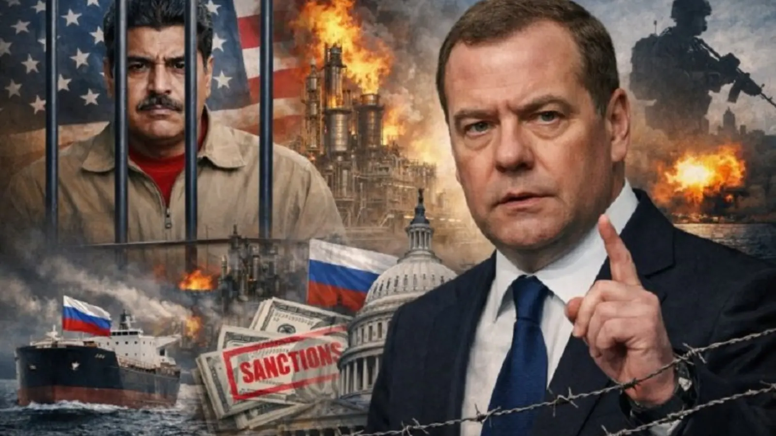 Medvedev hibsdagi Maduroning taqdiri qanday yakunlanishi haqida gapirdi