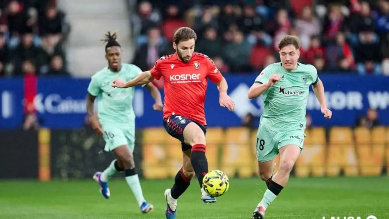 Жарима зарбасидан гол ва танаффусдан кейинги жавоб «Осасуна» «Атлетик Бильбао»га қарши ғалабани қўлдан чиқарди