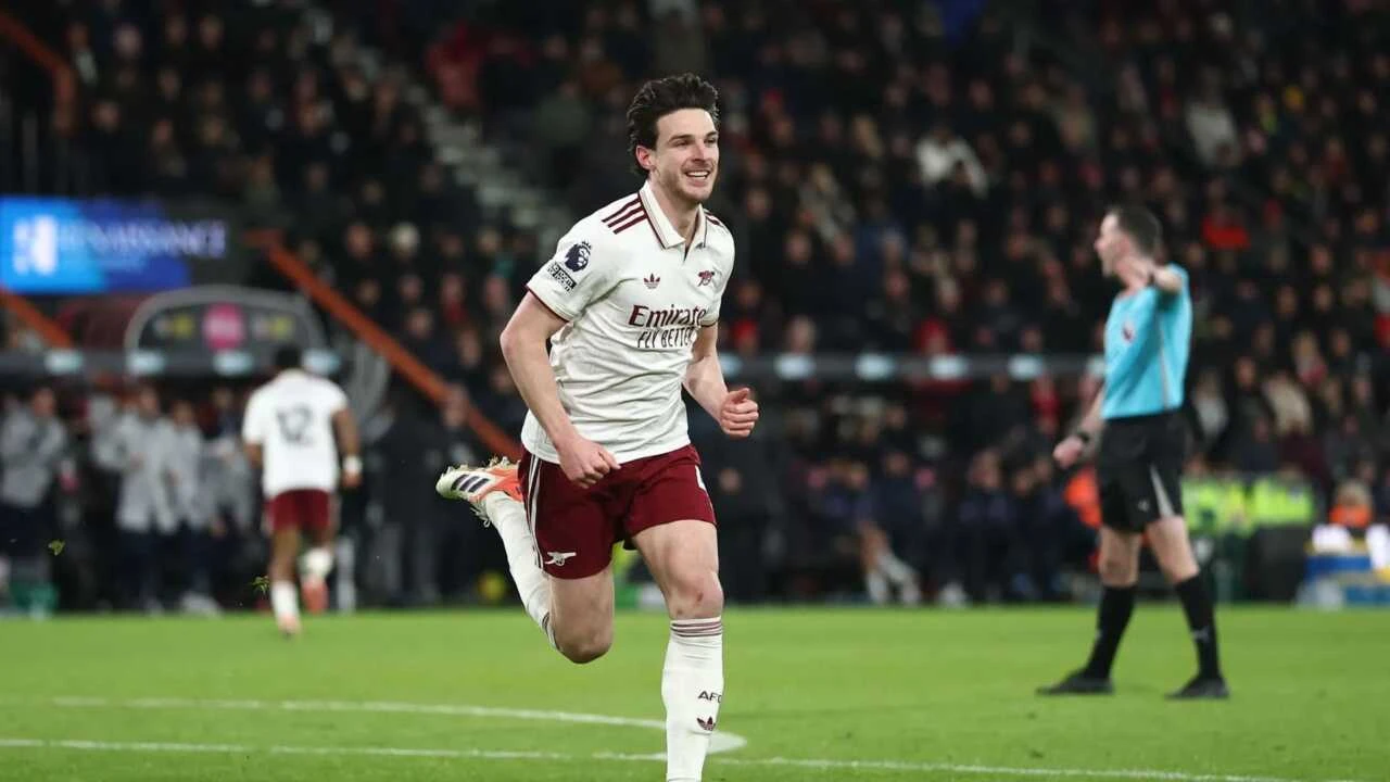 Rice’ın dublesi ve Vitality’deki fırtına Arsenal’in Bournemouth galibiyetini korumasını sağladı